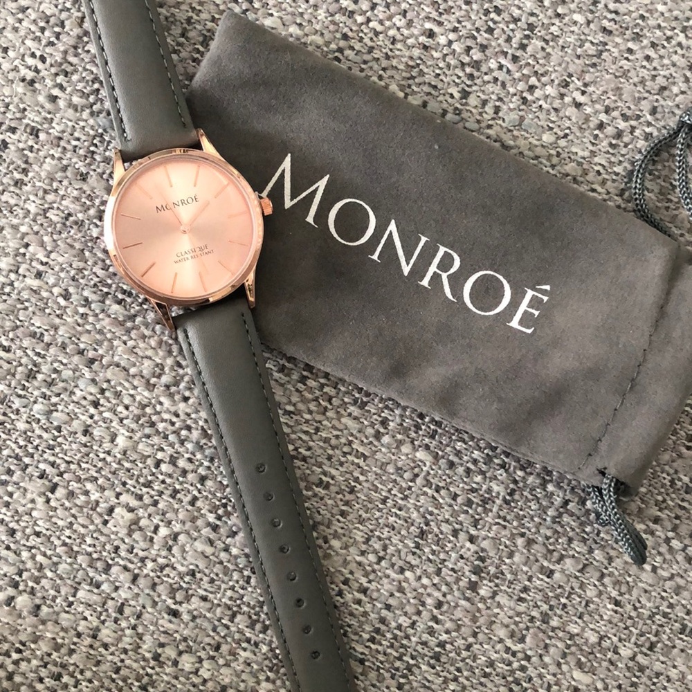 Monroe rose gold NEW watch